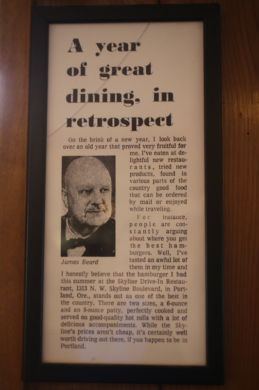 James Beard Article About Skyline Restaurant